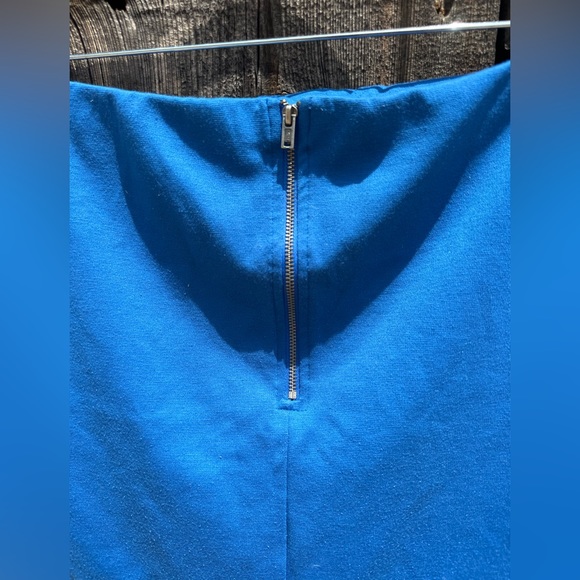 Blue Detailed Cotton Y2K Pencil Skirt Stretchy Super Comfy! - Picture 3 of 6